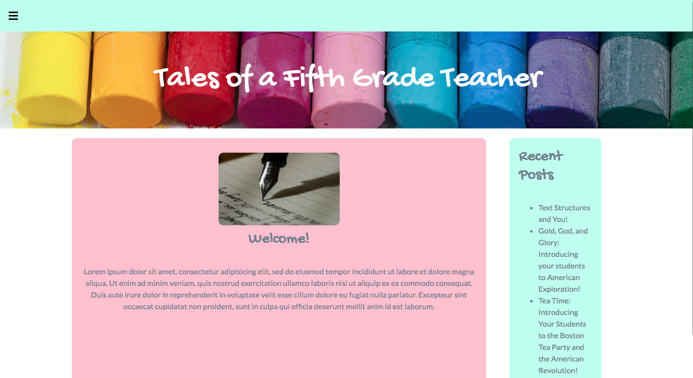 Teacher Blog